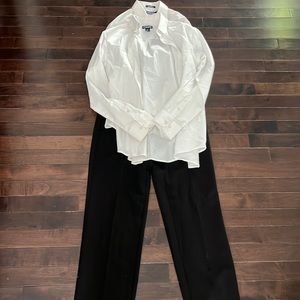 Boys Chaps dress pants and two white collared dress shirts.  All size 14.